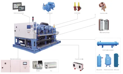 Refcomp Screw refrigeration compressor