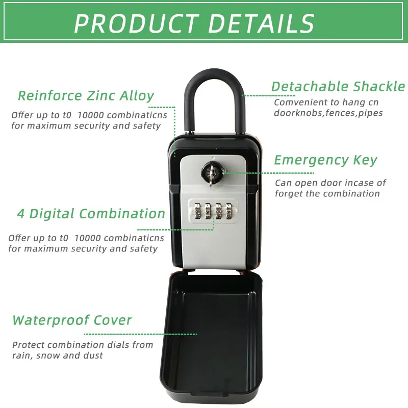 7 password lock box