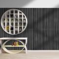 akupanel PET acoustic slat 3D wall panels