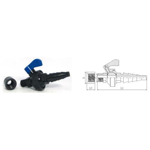 Cock Valve PVC DN10 4 pouces