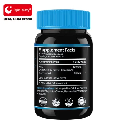 Liposomal Shecome NAD+ Supplement Resveratrol NAD Supplement