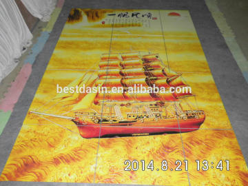 latest GH2220 printhead 60x90cm LED UV Flatbed printer for glass,ceramic,wood,plastic,leather,PVC,KT board