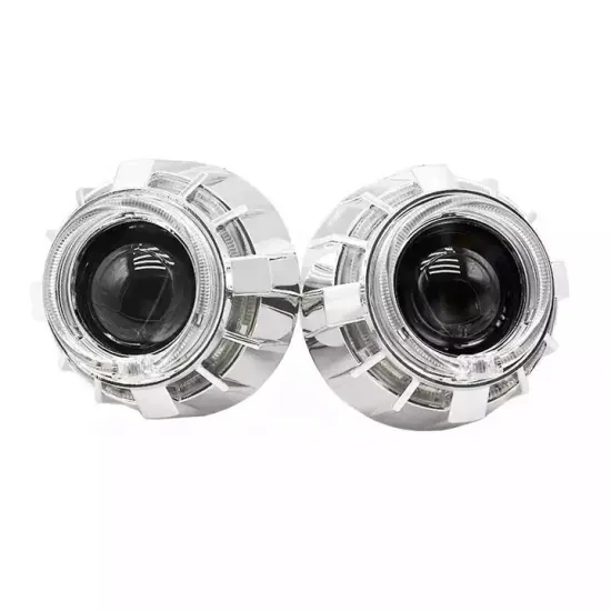 2.5 Inch Dual Angel Eyes LED HID Bi-Xenon Projector Lens Kit