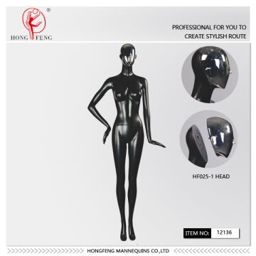 Special mannequin mix with electroplate head slip