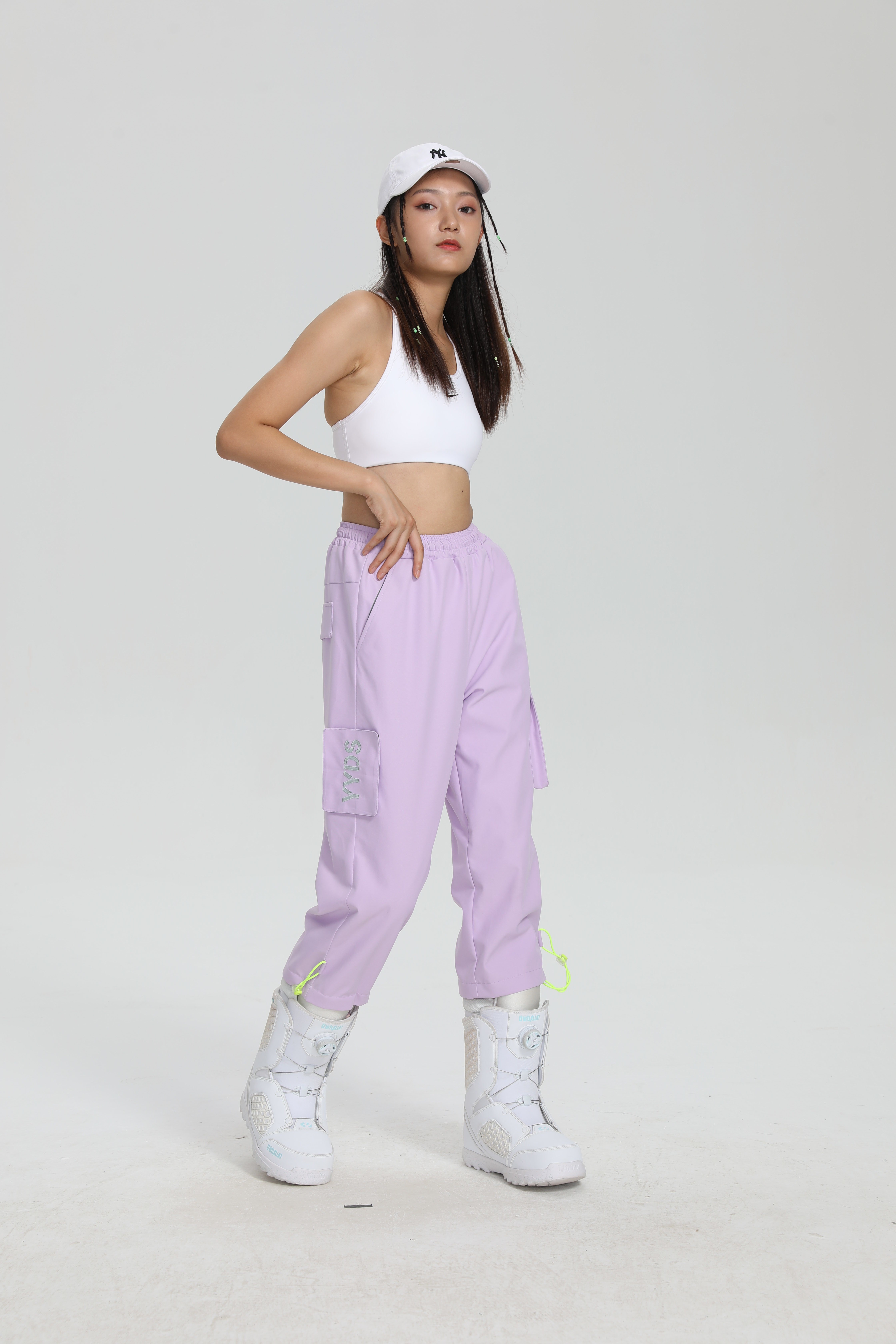 Ski pants women's veneer skinny tide girdle