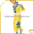 Ropa de baile de rendimiento para niños amarillos de China / desgaste de la danza del niño / desgaste de la etapa del muchacho