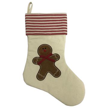 Gingerbread man Christmas stocking