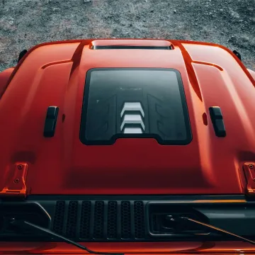 Maiker Space Capsule Engine Hood Cover for Jeep Wrangler JK/JL/JT 4x4 Accessories