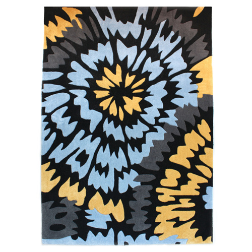 Hand Tufted Carpet With Abstract Design