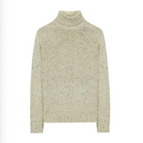 Seamless Whole Garment Sweater Wool Turtleneck