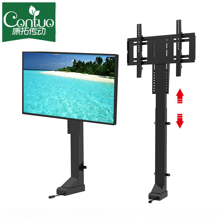 Bedroom Hidden LED Tv Lift Motorized Meeting Room Electric Tv Lift Stand Mechanism For Home