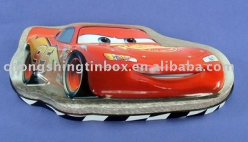 Cute car shape tin box