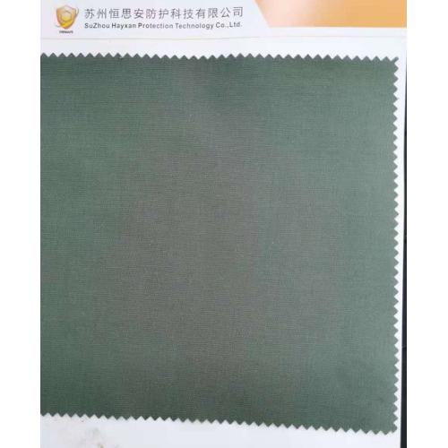 93% meta aramid 5% para aramid 2% Anti Static Fabric aramy green