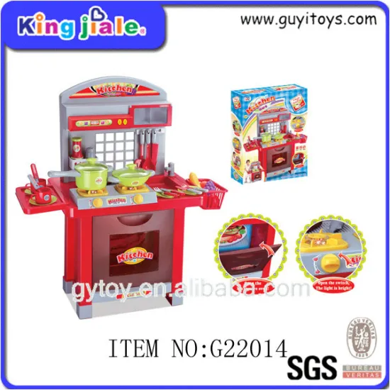 Newest design high quality plastic mini toy kitchen set