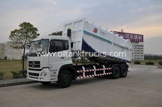 6x4 11.3ton Hydraulic Garbage Dump Truck , Garbage Collecti