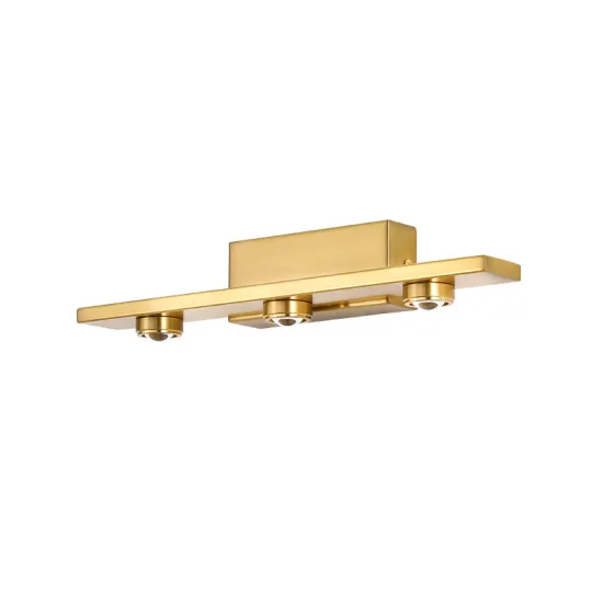 Modern Copper Luxury LED Mirror Cabinet Lamp - Minimalist Bedroom Wall Lamp