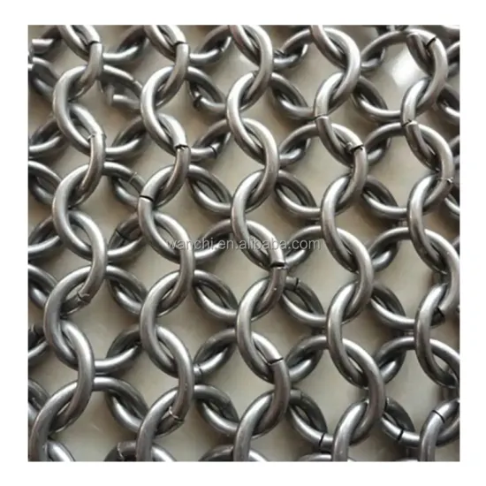 316/316L Stainless Steel Chain Mail Ring Mesh for Curtains and Room Dividers