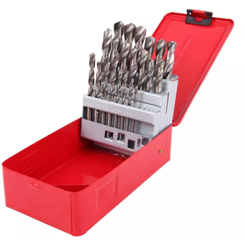 Καλής ποιότητας 25pcs HSS Twist Drill Bits για μεταλλικό χάλυβα από ανοξείδωτο διάτρητο