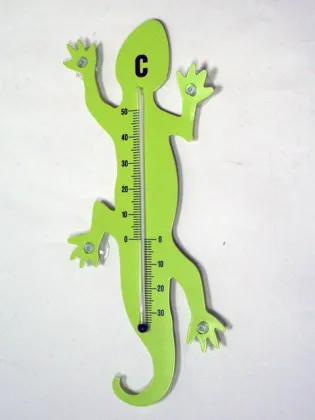 Octopus Shape Wall Red Mercury Thermometer