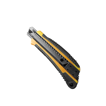 High Quality 65 Manganese Steel ABS TPR Handle Mini Box Cutter Utility Knife 18*0.6mm