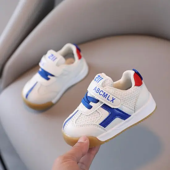 Spring and Autumn Baby & Toddler Shoes: Soft Soles, Mesh Breathability for Boys and Girls