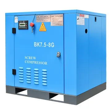 BK7.5-8G 1,2m3/min stationär skruvluftkompressor 7.5kW