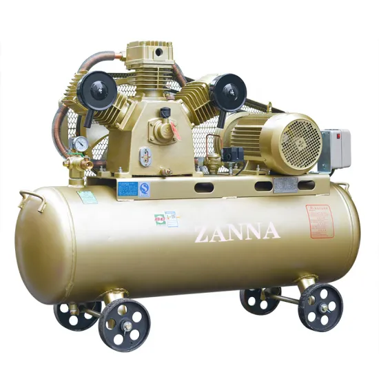 reciprocating air compressor with clearance volume