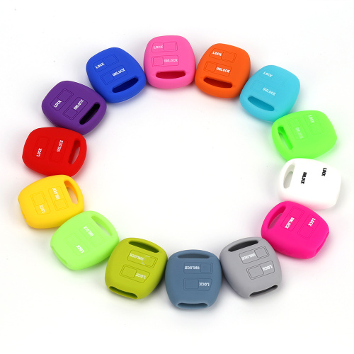 Silicone car key cover for toyota innova