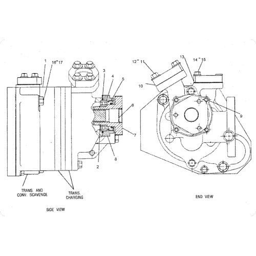 D8N Bulldozer Gear Pump 7T-2731 / 7T2731