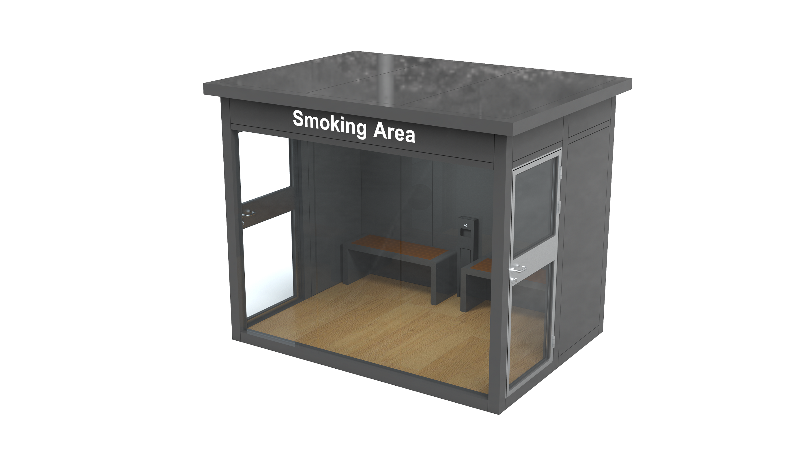 Customizable Commercial Enclosed Smoking Booth