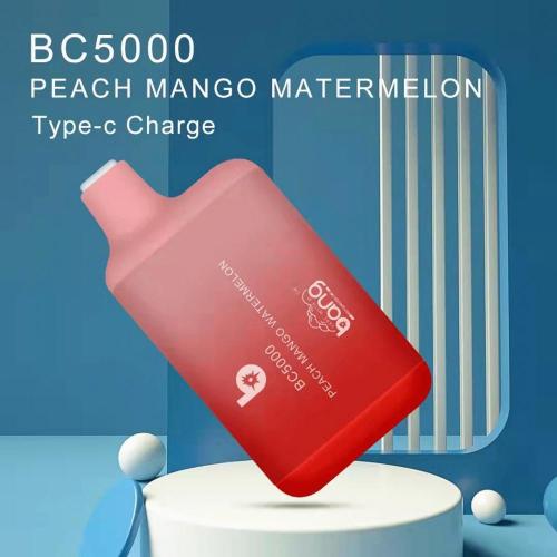 Bang BC5000 Перезаряжаемая одноразовая вейп -стручка