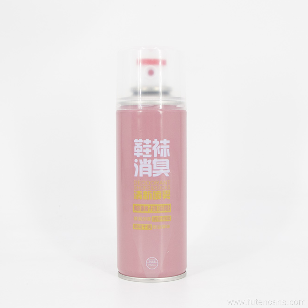 Spray Can for Footwear Deodorant