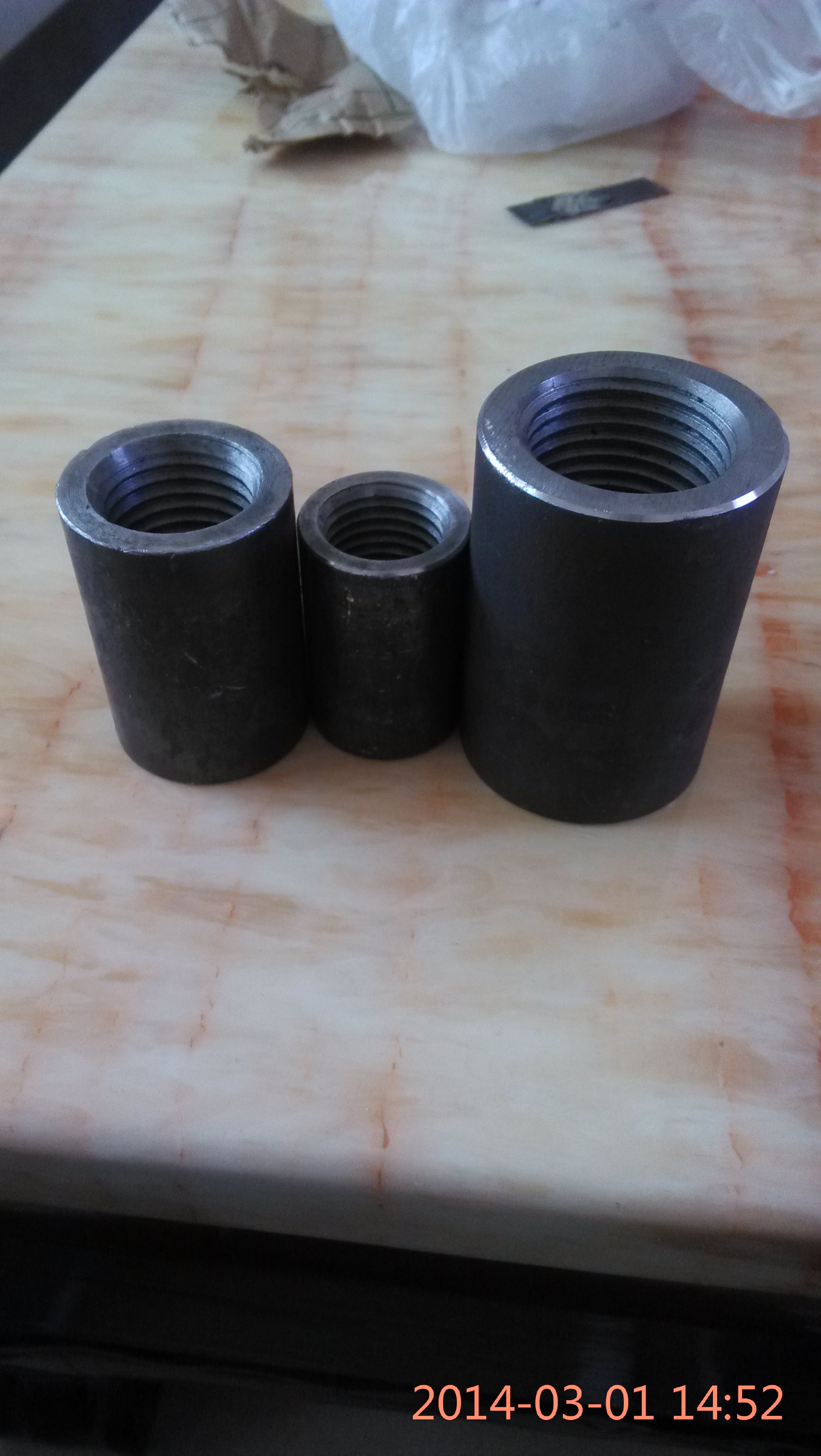 Black Color Rebar Coupler