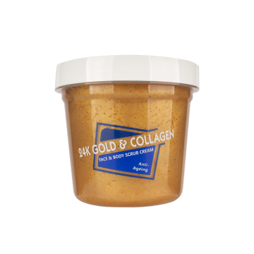 24K Gold Collagen Body Scrub for Deep Cleaning and Exfoliation