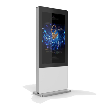 55 Inch Floor Standing Capacitive Touch Screen Outdoor Advertising Kiosk