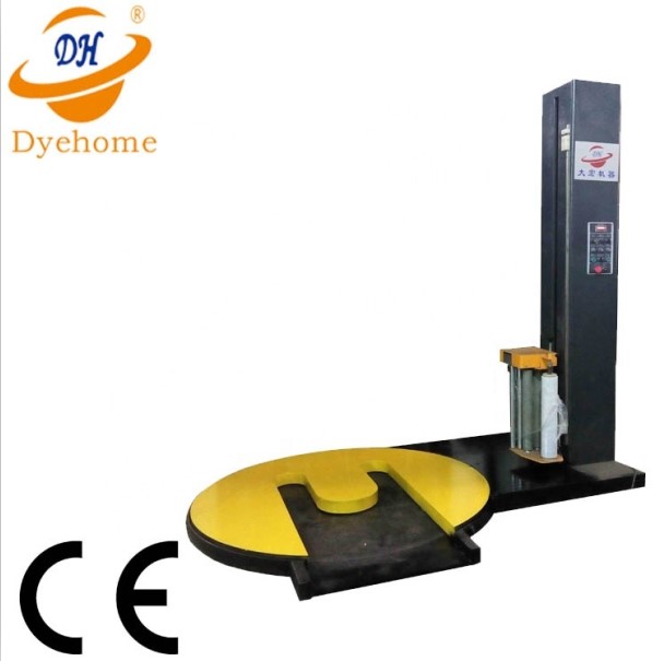 Forklift type pallet stretch film wrapping machine