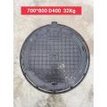 Spheroidal graphite cast iron sewer circular manhole cover