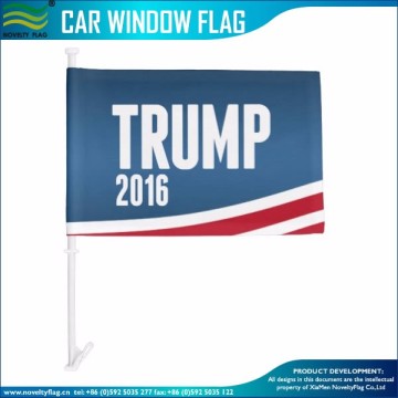 Polyester Car Window Flag For President Donald Trump Car Flag