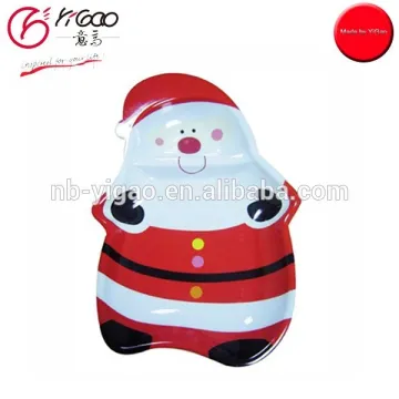 102745 Melamine Santa Tray X'mas Plate
