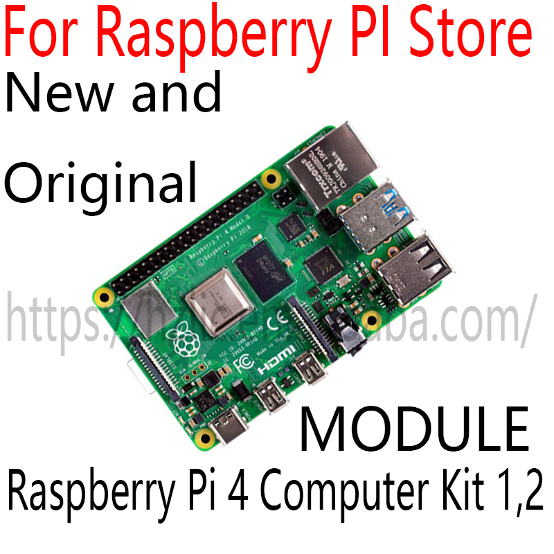 Raspberry Pi 4 Model B 1gb/2gb/4gb/8gb Ram Kit (case + Fan + 16gb Sd ...
