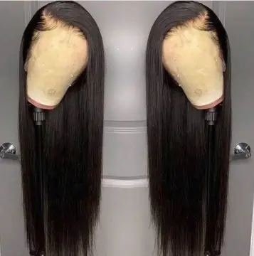 Hair Vendors Raw Indian Hair Straight Lace Front Wigs Preplucked Hairline Scalp Natural Human Hair Wigs