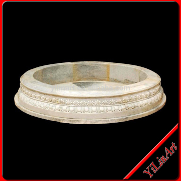 Yellow Color Natural Marble Water Pool