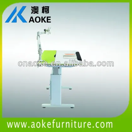 Children adjustable height study writing desk