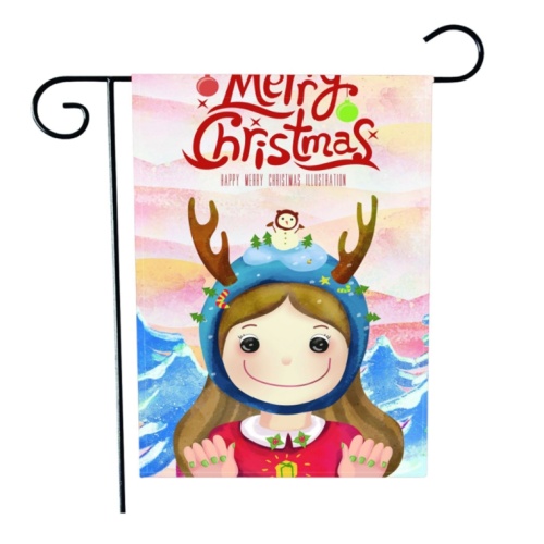 High quality Double Sided custom design garden flag