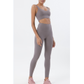 Fitness Pants Yoga Set Maka Formụ nwanyị