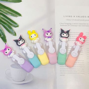 Cute Mini Marker Pen Set Kawaii Cartoon Graffiti Highlighters for Students