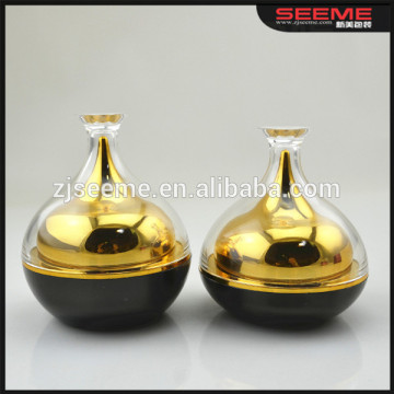 30ml 50ml empty plastic jar acrylic jar with cap cosmetic pmma plastic jars for facial cream packaging