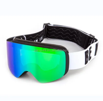 Customized Sports Snow Glasses: Snowboard Goggles with Elastic Straps and Ski Goggles