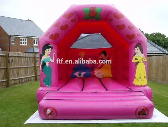 princess inflatable bounce house for kids,cartoon inflatable bouncers