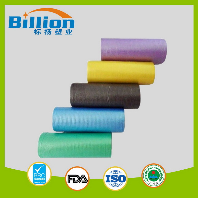 Durable Trash Plastic Packing Garbage Flat Barrier Rubbish Bag Polythene Film Sacks